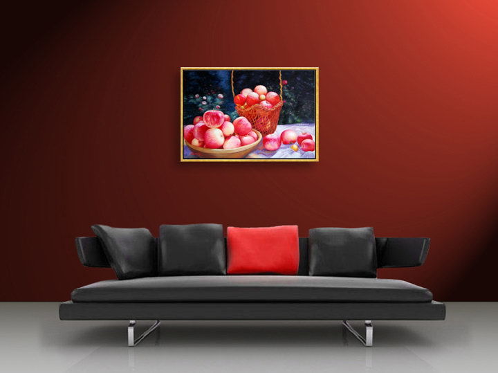 D327 - 37" FRAMED vincent van gogh sunflowers Art OIL PAINTING