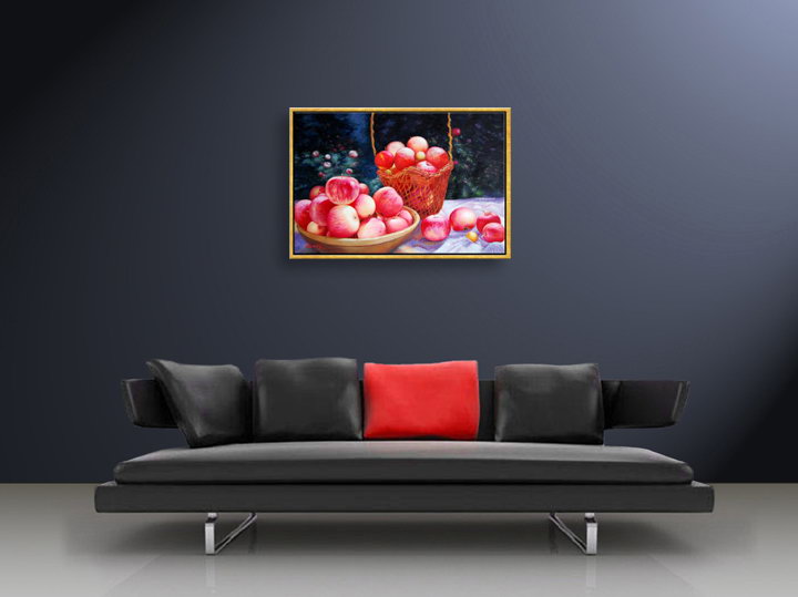 D327 - 37" FRAMED vincent van gogh sunflowers Art OIL PAINTING