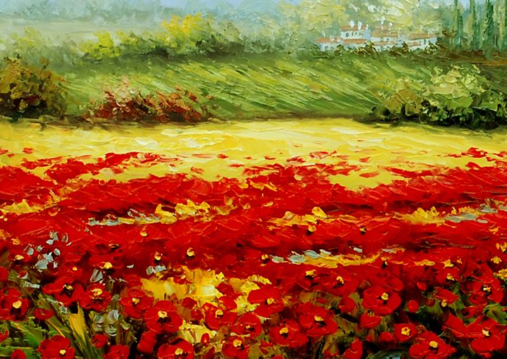 D6 - 60" FRAMED ORIGINAL MODERN ABSTRACT ART OIL PAINTING