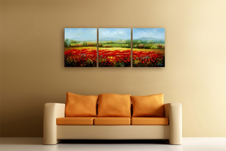 D6 - 60" FRAMED ORIGINAL MODERN ABSTRACT ART OIL PAINTING