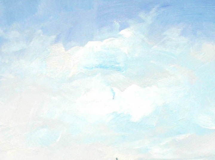 FB2068 - 25x37" FRAMED ORIGINAL ART Landscape OIL PAINTING