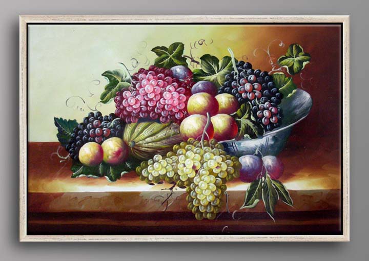 HB2117 - 25x37" FRAMED ABSTRACT MODERN ART Landscape OIL PAINTING