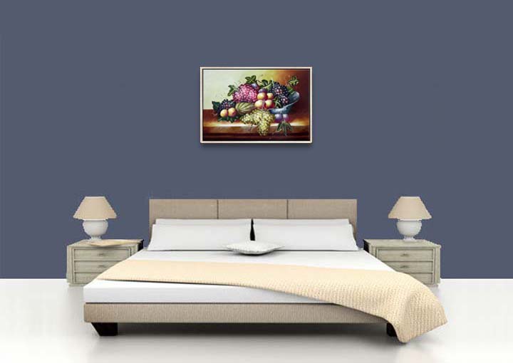 HB2117 - 25x37" FRAMED ABSTRACT MODERN ART Landscape OIL PAINTING