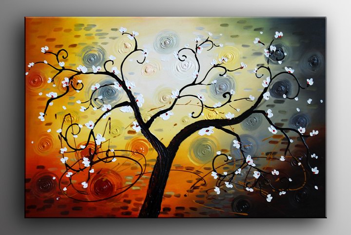 K31 - 24x36" ORIGINAL ABSTRACT MODERN ART Palette Knife Oil Painting