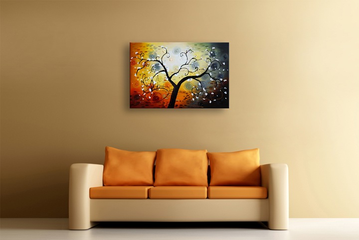 K31 - 24x36" ORIGINAL ABSTRACT MODERN ART Palette Knife Oil Painting