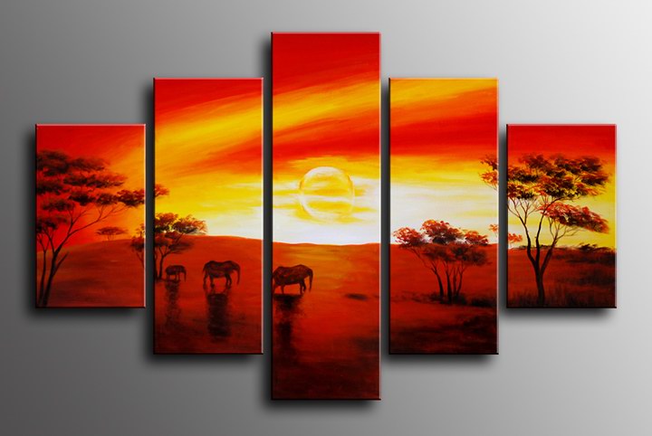 K74 - 59" FRAMED ORIGINAL MODERN ABSTRACT ART OIL PAINTING