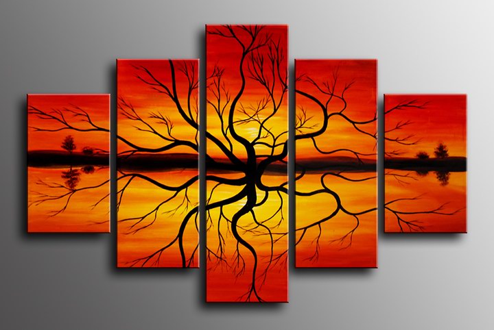 K76 - 59" FRAMED ORIGINAL MODERN ABSTRACT ART OIL PAINTING