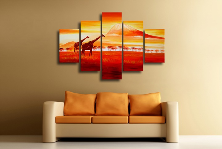 K82 - 59" FRAMED ORIGINAL MODERN ABSTRACT ART OIL PAINTING