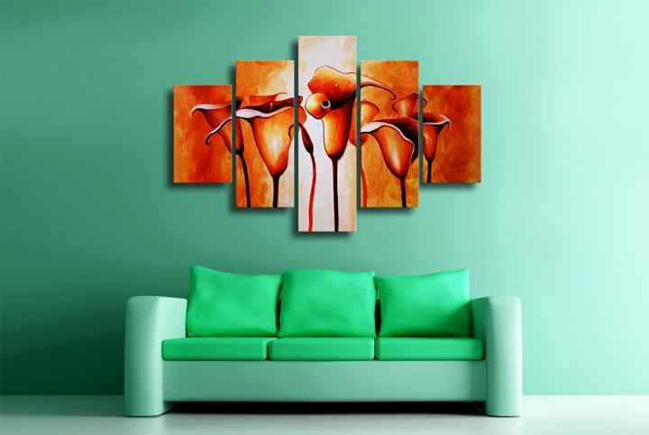 K83 - 59" FRAMED ORIGINAL MODERN ABSTRACT ART OIL PAINTING