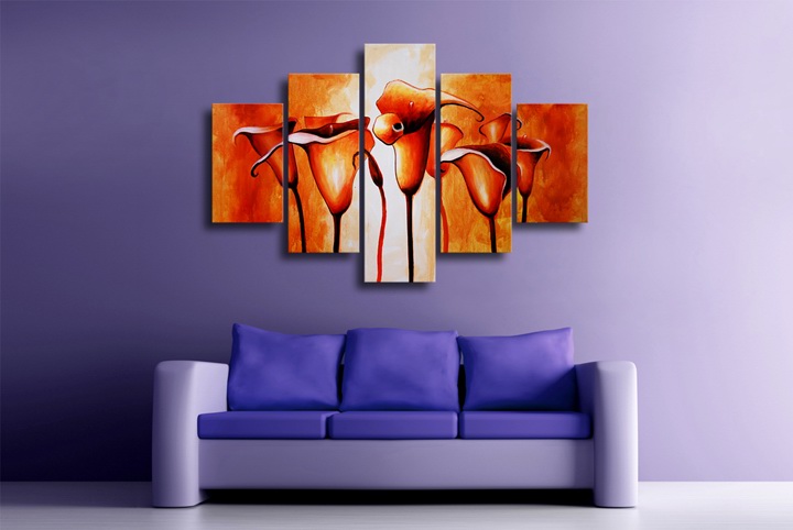 K83 - 59" FRAMED ORIGINAL MODERN ABSTRACT ART OIL PAINTING