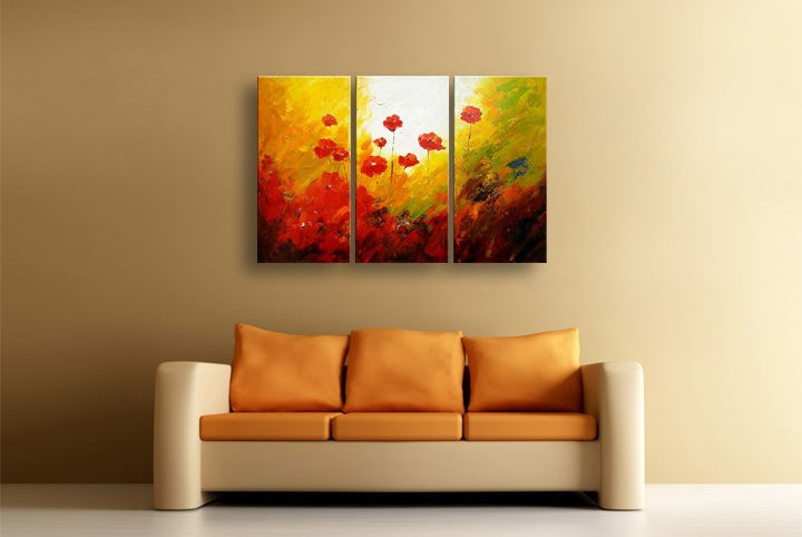 P100 - 60" FRAMED ORIGINAL MODERN ABSTRACT ART OIL PAINTING