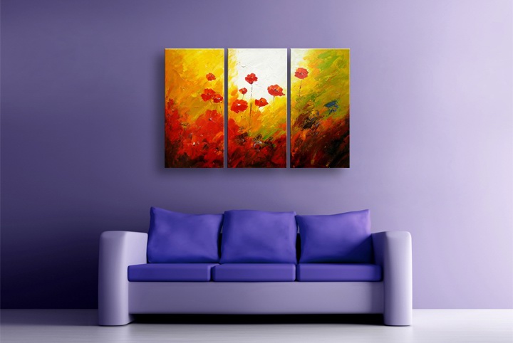 P100 - 60" FRAMED ORIGINAL MODERN ABSTRACT ART OIL PAINTING