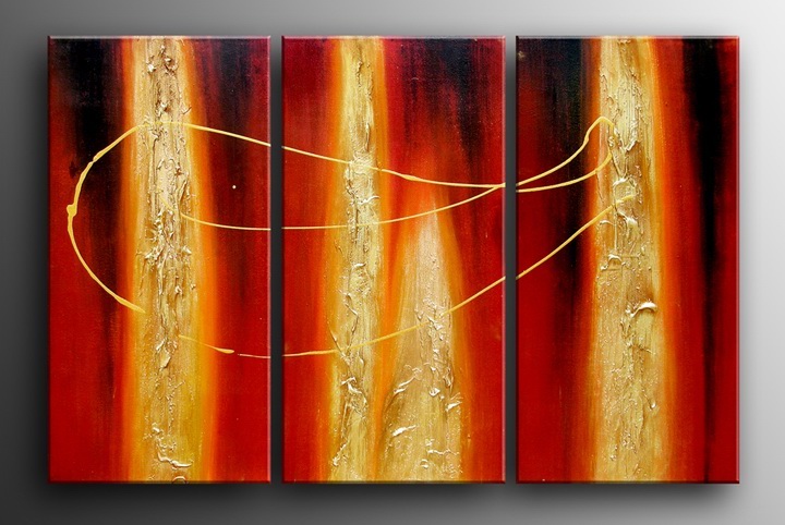 P101 - 60" FRAMED ORIGINAL MODERN ABSTRACT ART OIL PAINTING