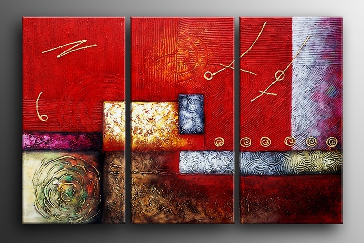 P107 - 60" FRAMED ORIGINAL MODERN ABSTRACT ART OIL PAINTING