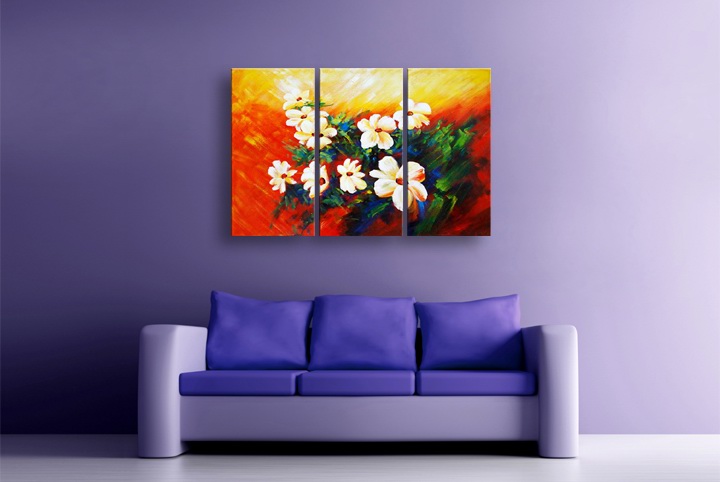 P24 - 60" FRAMED ORIGINAL MODERN ABSTRACT ART OIL PAINTING