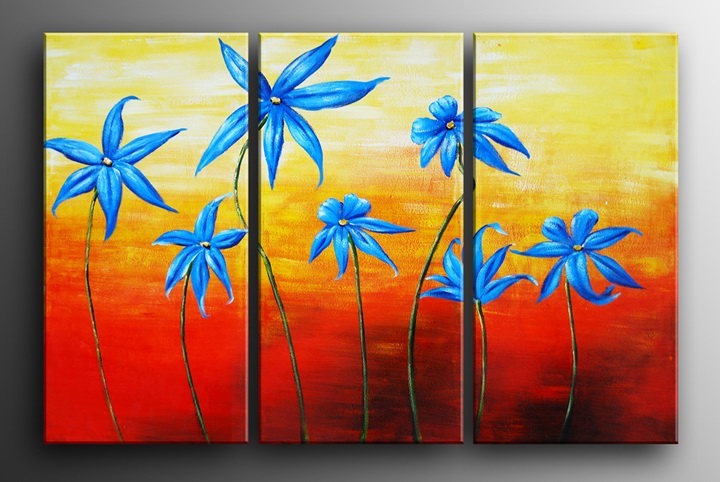 P26 - 60" FRAMED ORIGINAL MODERN ABSTRACT ART OIL PAINTING