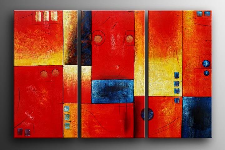 P33 - 60" FRAMED ORIGINAL MODERN ABSTRACT ART OIL PAINTING