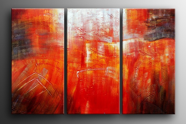 P37 - 60" FRAMED ORIGINAL MODERN ABSTRACT ART OIL PAINTING
