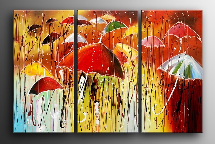 P47 - 60" FRAMED ORIGINAL MODERN ABSTRACT ART OIL PAINTING