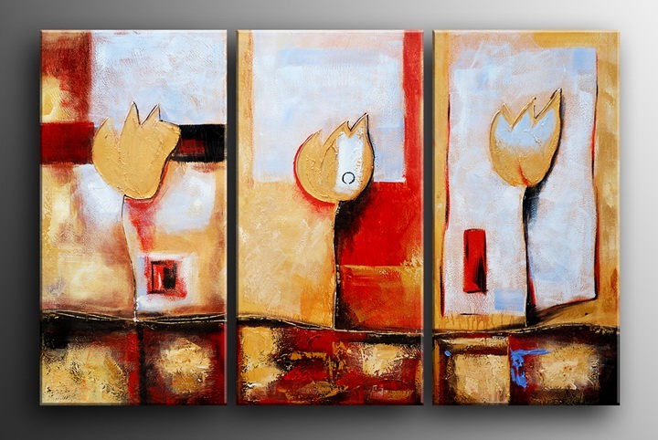 P63 - 60" FRAMED ORIGINAL MODERN ABSTRACT ART OIL PAINTING