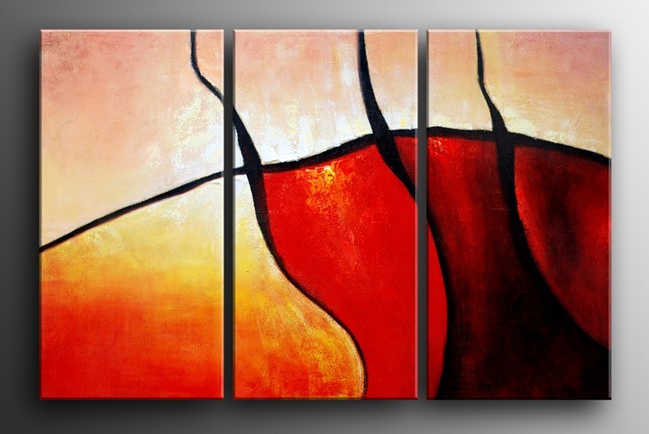 P72 - 60" FRAMED ORIGINAL MODERN ABSTRACT ART OIL PAINTING