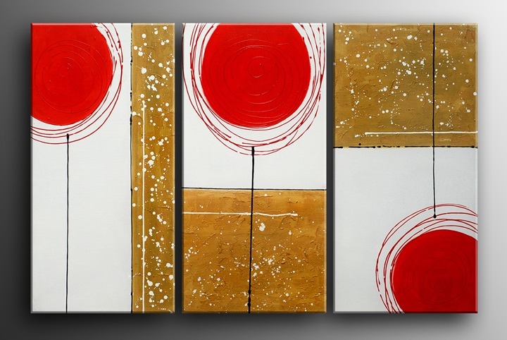 P79 - 60" FRAMED ORIGINAL MODERN ABSTRACT ART OIL PAINTING