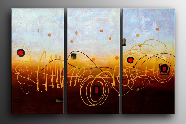 P82 - 60" FRAMED ORIGINAL MODERN ABSTRACT ART OIL PAINTING
