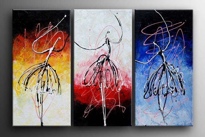 P93 - 60" FRAMED ORIGINAL MODERN ABSTRACT ART OIL PAINTING