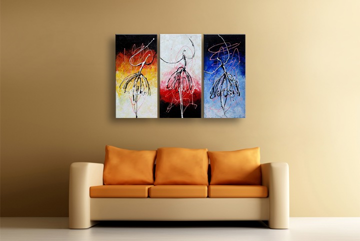 P93 - 60" FRAMED ORIGINAL MODERN ABSTRACT ART OIL PAINTING