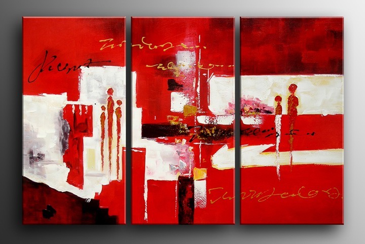 P94 - 60" FRAMED ORIGINAL MODERN ABSTRACT ART OIL PAINTING