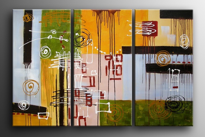 P97 - 60" FRAMED ORIGINAL MODERN ABSTRACT ART OIL PAINTING