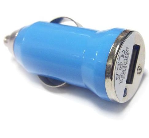 Chargeur Allume Cigare Universel Mini Usb Bleu