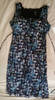 Axcess (a Liz Clairborne company) Black With Accents Empire-Waist Knee Length Dress - Size M - NWT