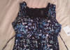 Axcess (a Liz Clairborne company) Black With Accents Empire-Waist Knee Length Dress - Size M - NWT