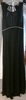 CDC Evening (Caren Desiree Company) Black Empire Waist Long Evening Dress (Size 10)