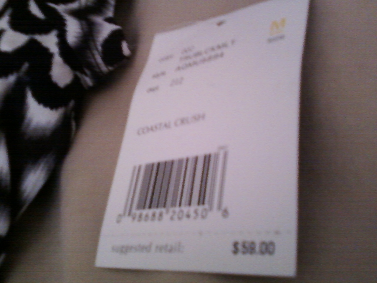 Axcess (a Liz Clairborne company) Black/White Empire Waist Knee Length Dress - Size M - NWT