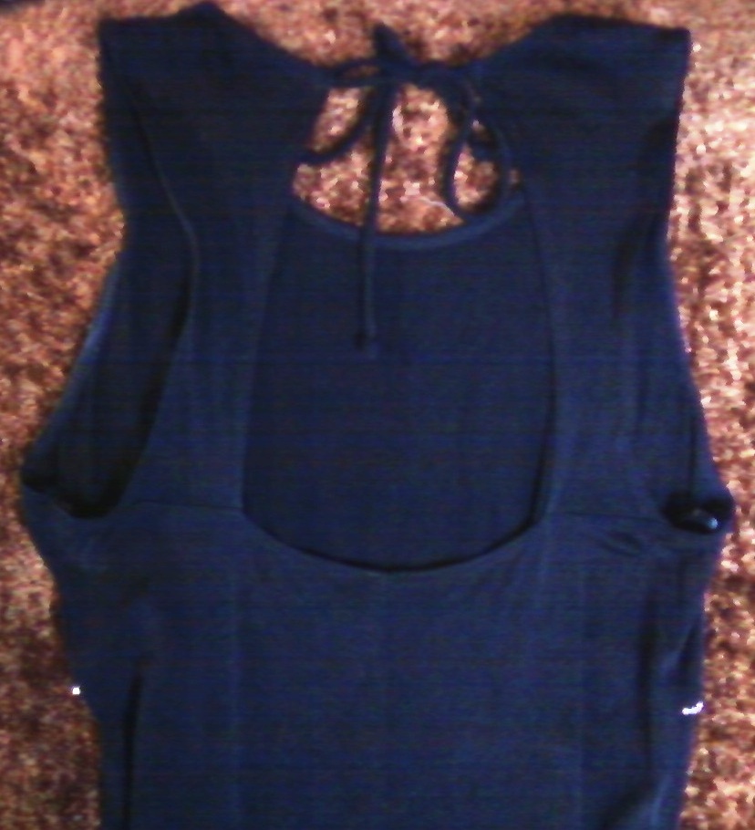 CDC Evening (Caren Desiree Company) Black Empire Waist Long Evening Dress (Size 10)