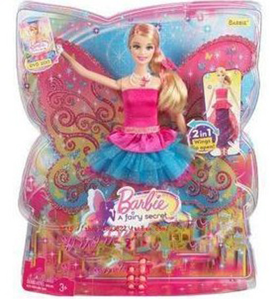 2011New Version Barbie Doll Faery's Secret Series of T7349 Children Doll Girls' Love