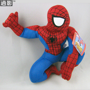 Spider-Man Cartoon 20inches Spider-Man Squatting Plush Toys 