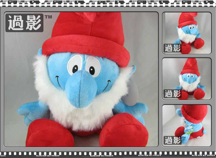 The Smurf Cartoon 16inches Wise Papa Smurf Plush Toys