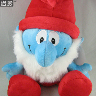 The Smurf Cartoon 16inches Wise Papa Smurf Plush Toys