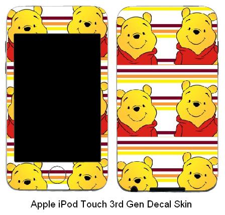 poohit1 Winnie the Pooh Apple iPod Touch Decal Skin #1