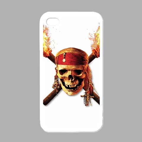 potci1 Pirate Skull Apple iPhone 4 Case #1