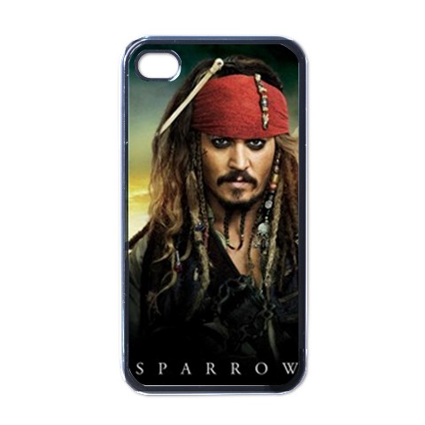 potci2 Johnny Depp Pirate of the Caribbean Kapten Jack Sparrow Apple iPhone 4 Case #2