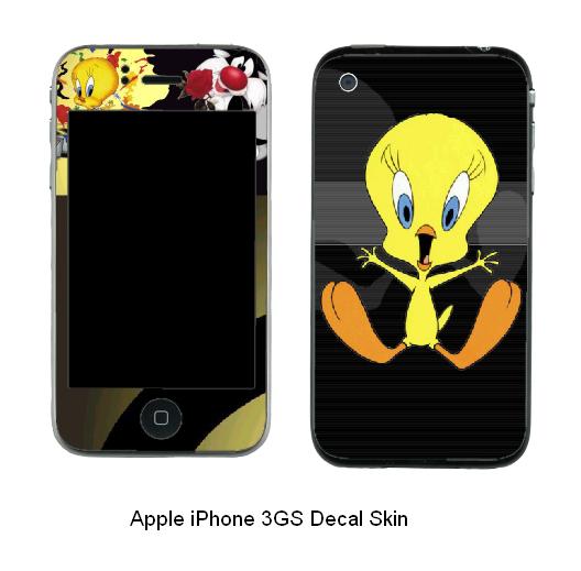 tyigs1 Tweety Sylvester Apple iPhone Decal Skin Sticker #1