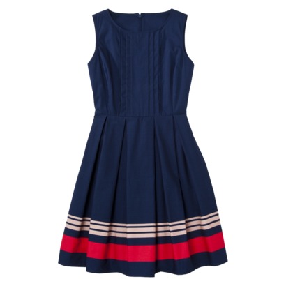 Jason Wu for Target® Poplin Dress in Navy.Opens in a new window