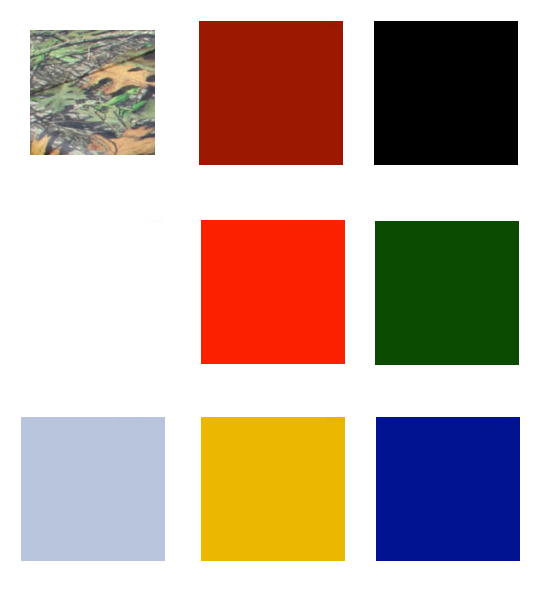 Cricket Exterior Colors Camouflage, Candy Apple Red, Classic Black, Classic White, Daytona Red, Emerald Green, Sterling Silver, Sunflower Yellow, or Viper Blue