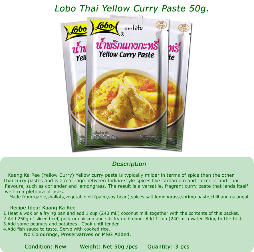 yellow curry paste