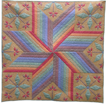 quilt pattern star applique harvest throw strip piece machine patterns