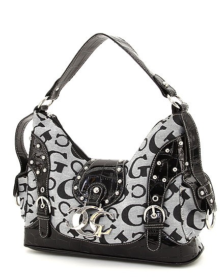 SIGNATURE JACQUARD GRAY/BLACK FRONT VIEW